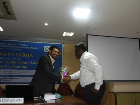 VIDWATH SABHA Half Day Seminar on Practical Issues in Capital Gains Loss Cases & Tips for Planning